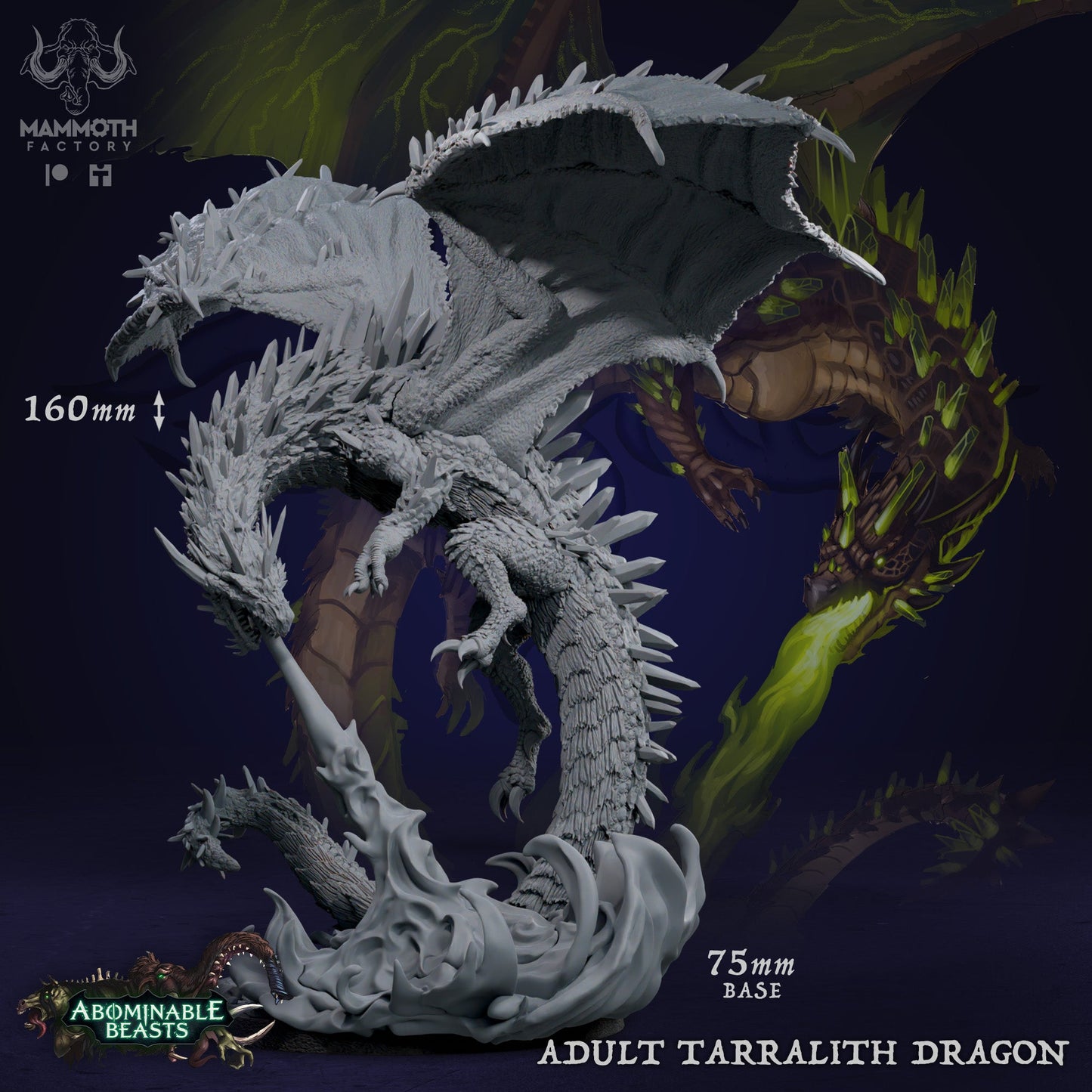 Adult Tarralith Dragon - Black Dragon