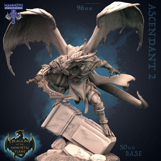 Drakkari Ascendants - Dragonborn Warriors (Two sizes)