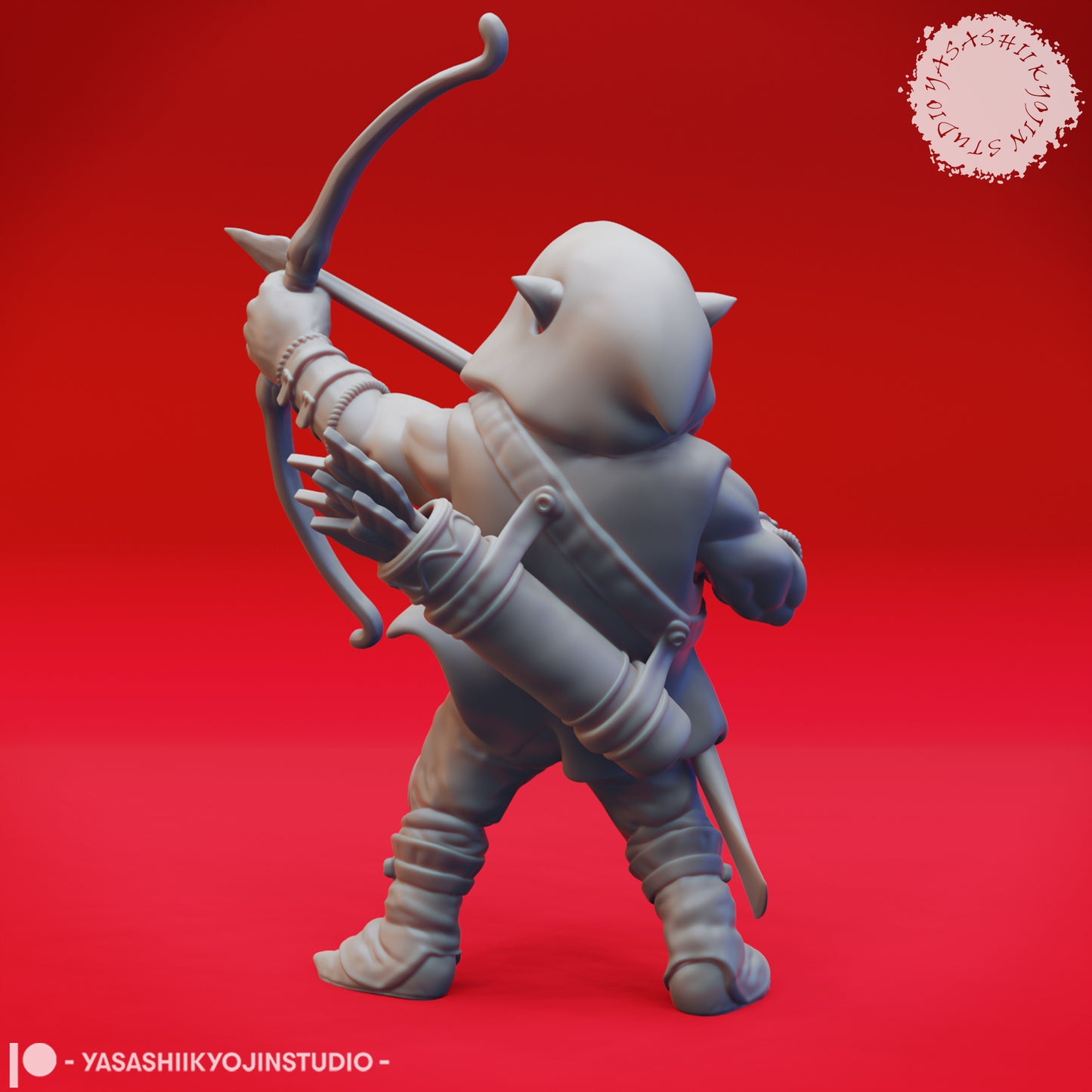 Deep Gnome (Svirfneblin) - Archer