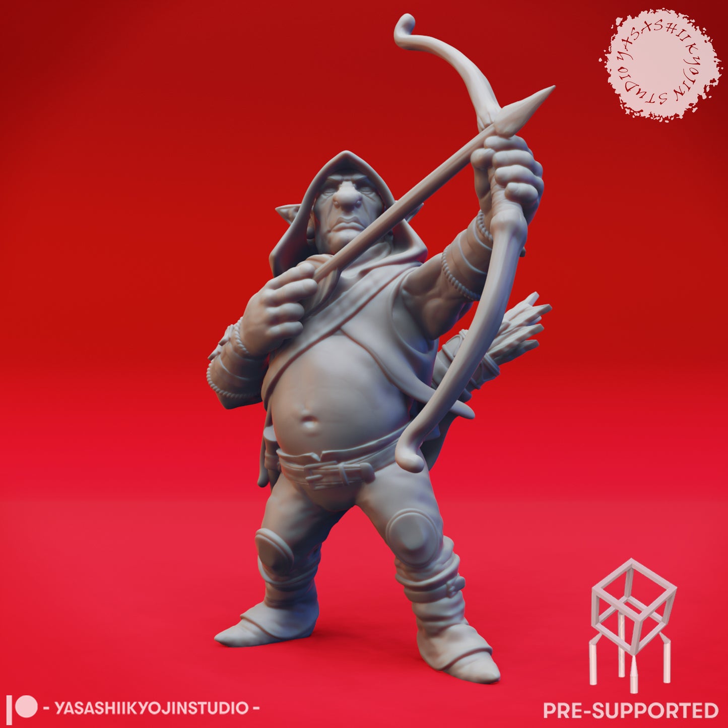 Deep Gnome (Svirfneblin) - Archer