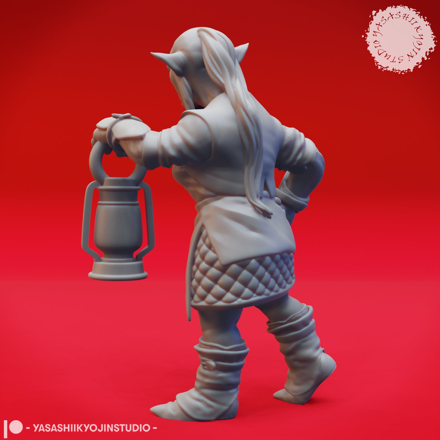 Deep Gnome (Svirfneblin) - Lantern