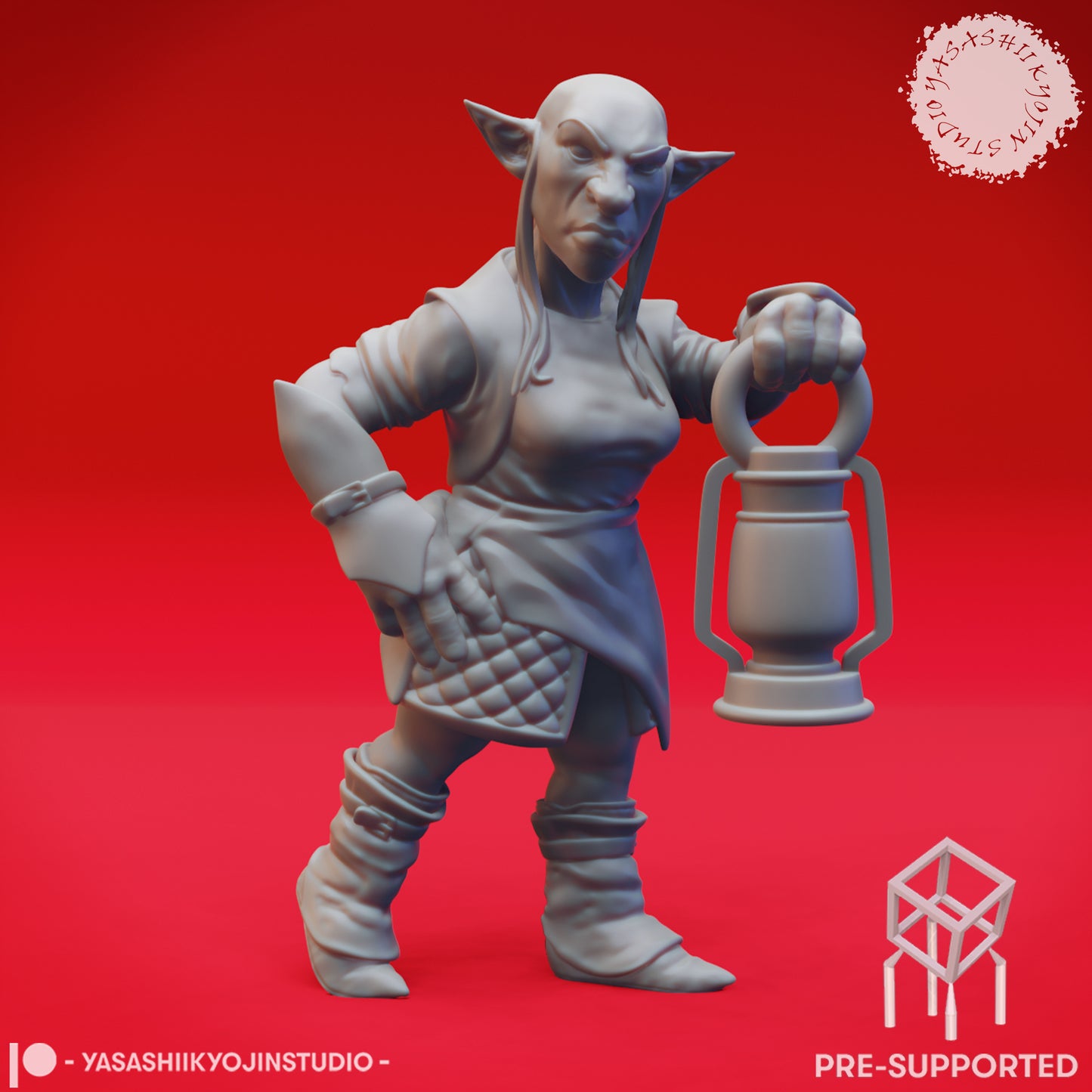 Deep Gnome (Svirfneblin) - Lantern