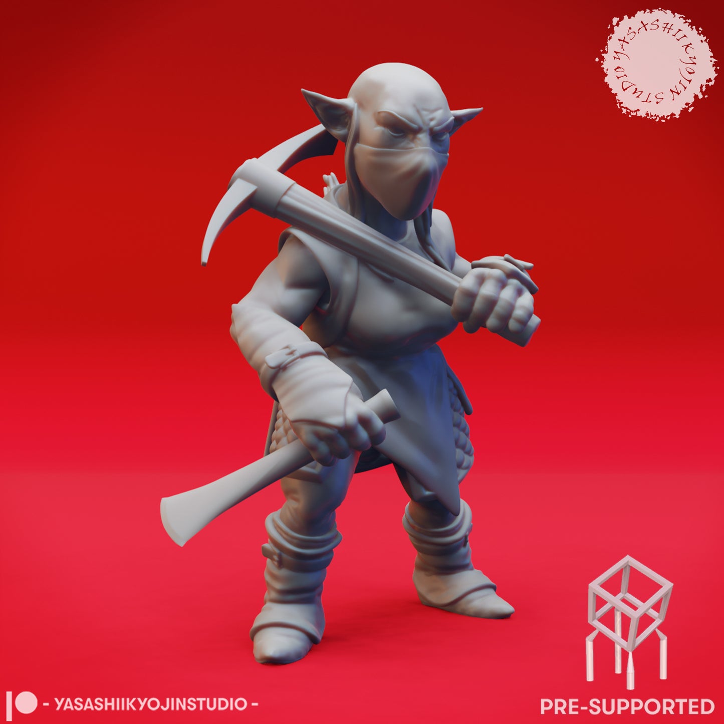 Deep Gnome (Svirfneblin) - Pick Axe