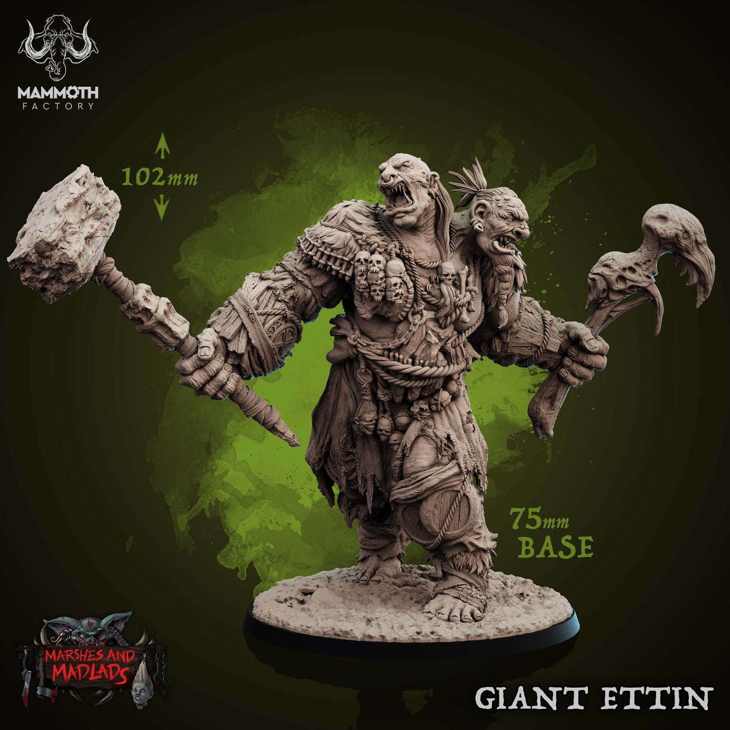Giant Ettin (Huge)