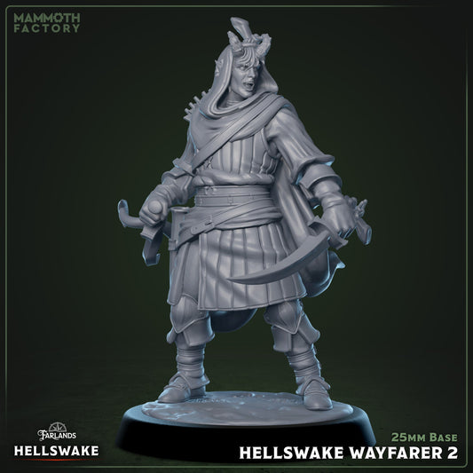 Hellswake Wayfarer (male Tiefling Rogue, Ranger)