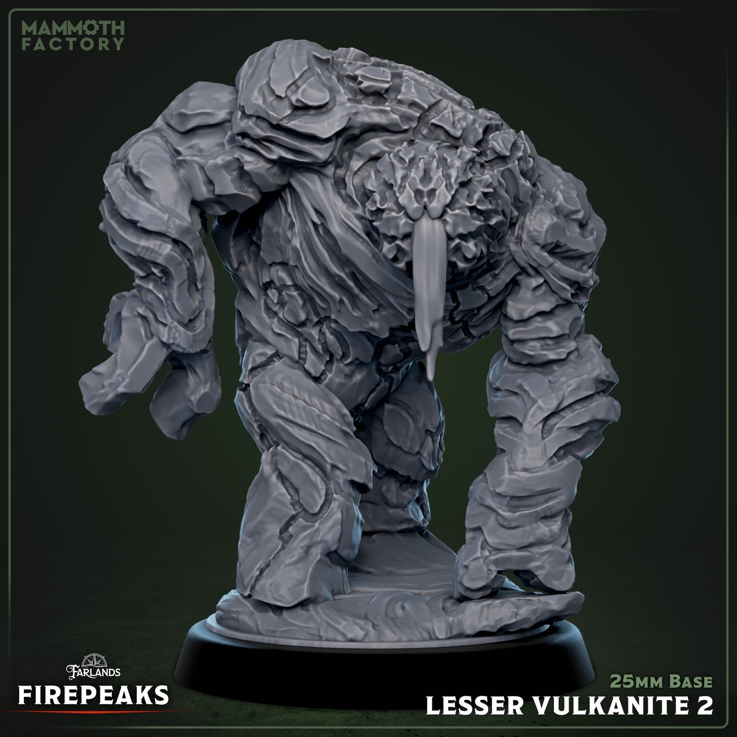 Lesser Vulcanite Fire Elemental - 2 versions