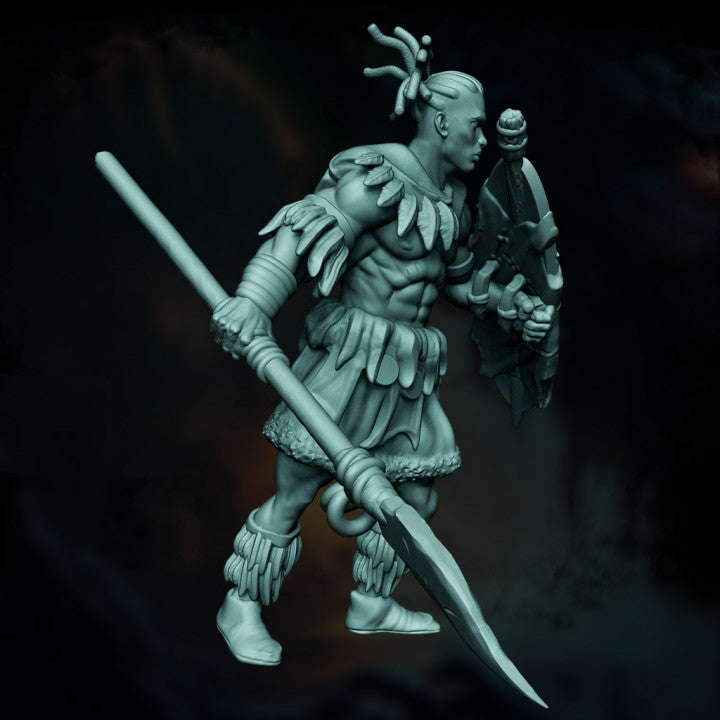 Tribes Warrior Spearman