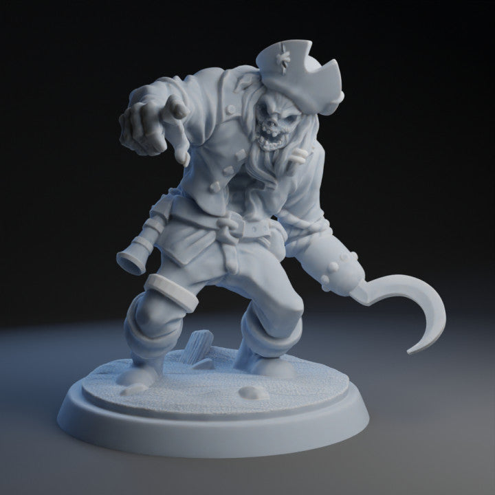Undead Zombie Pirate Captain Crew