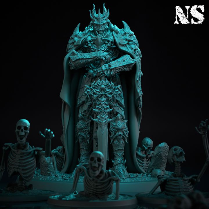 BUNDLE! Death knight and Skeletons