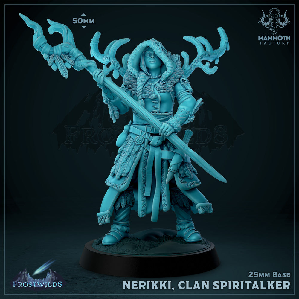 Nerikki, Clan Spirittalker - Shaman Cleric Sorcerer Warlock