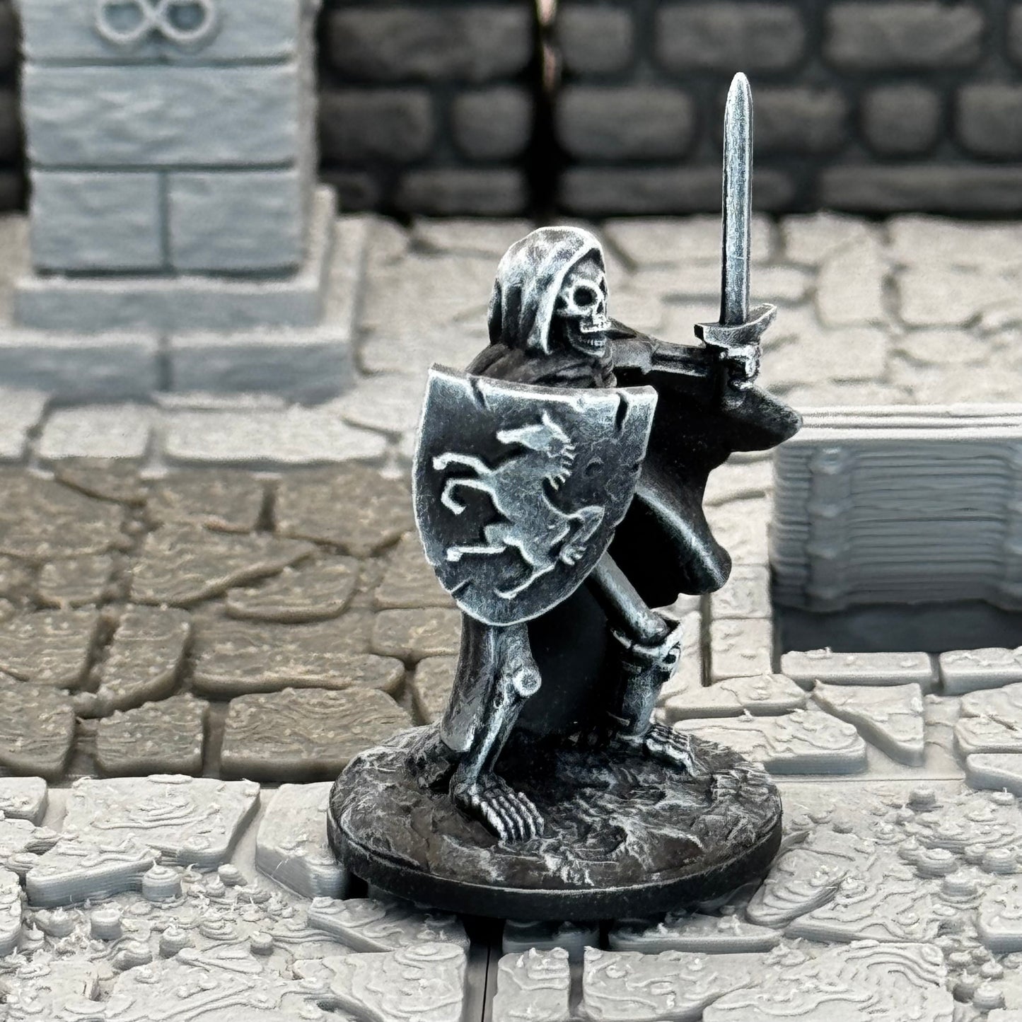 Skeleton Shield and Sword