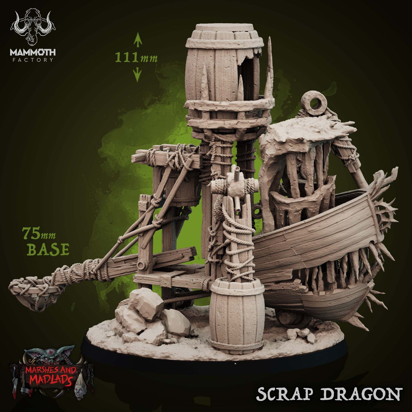 Scrap "Dragon" - Huge Wood Construct