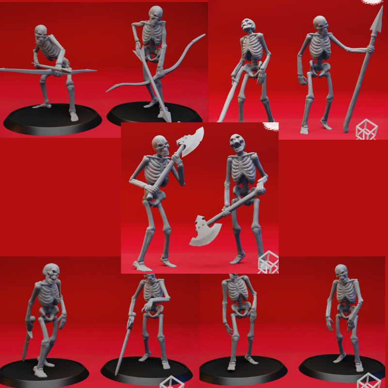 BUNDLE! YKS Skeleton Army (10 units)