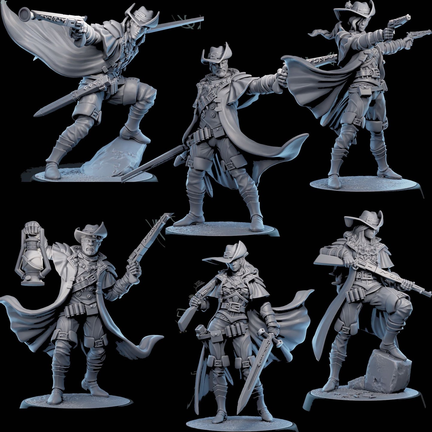 Stragovian Nighwardens - Victorian Gunslingers
