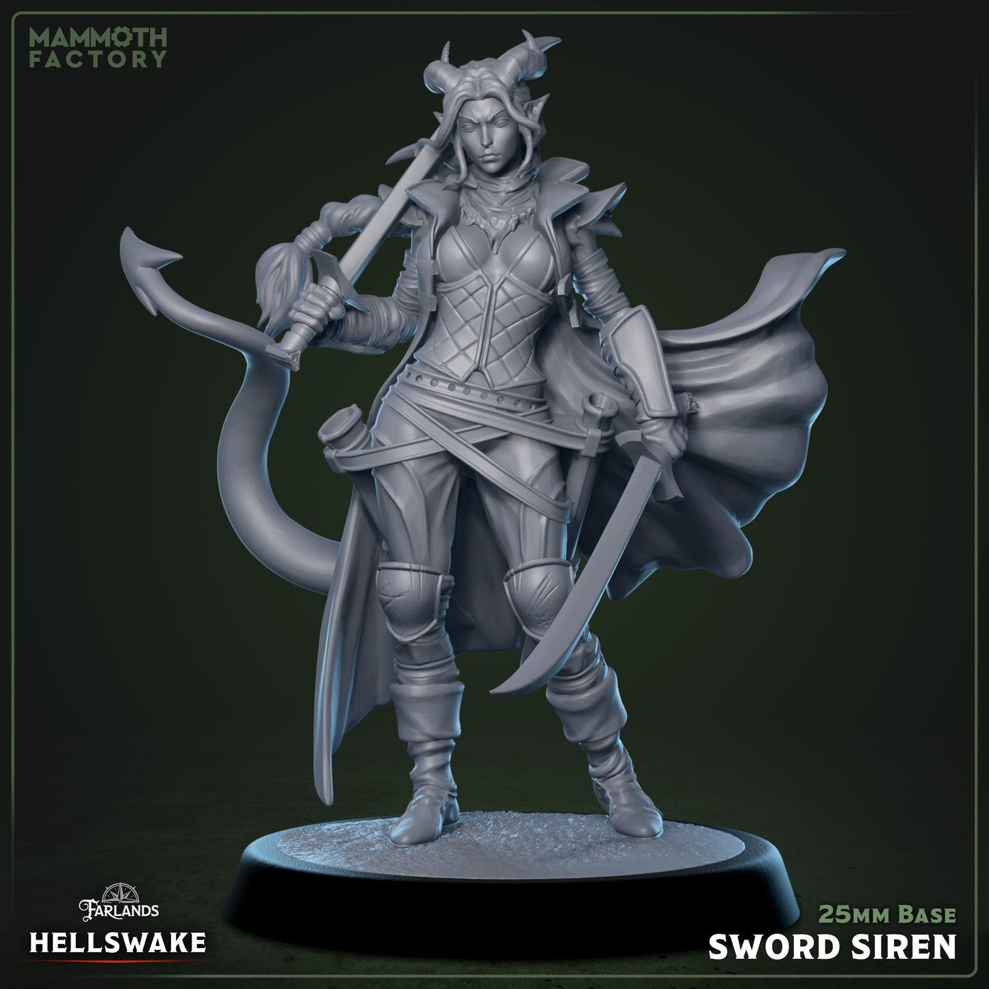 Hellswake Sword Siren (female Tiefling Bladesinger)