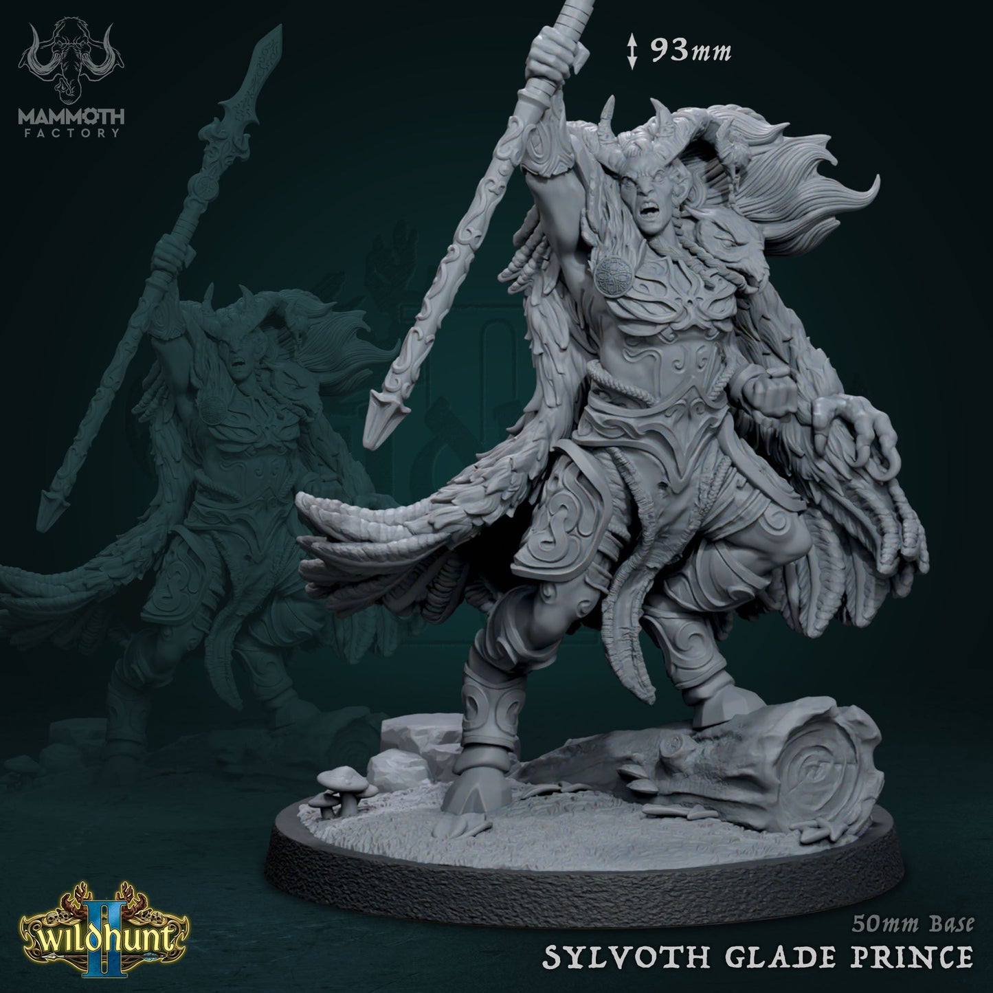 Sylvoth Glade Prince - Sartyr Elf Warrior