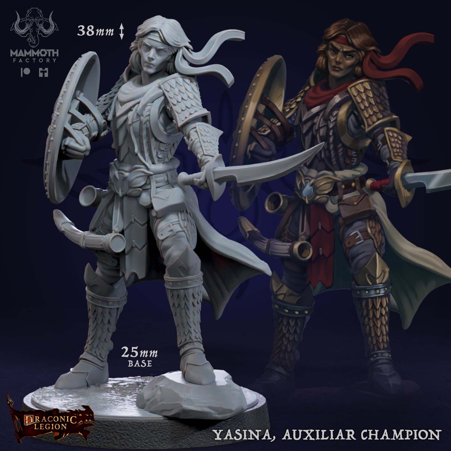 Yasina, Auxiliar Leader - Human Campion Fighter