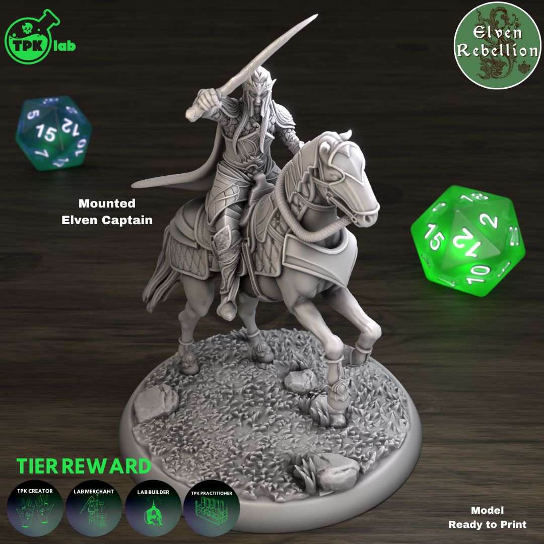 Mounted Elven Captain