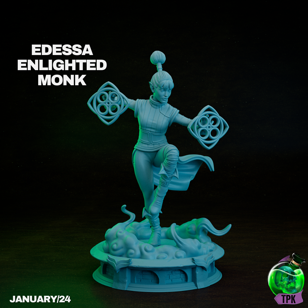 Edessa Enlighted Monk - Pose A