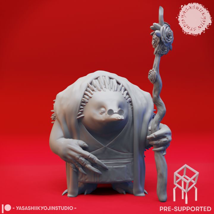 Echidna-folk Druid