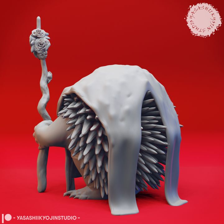 Echidna-folk Druid