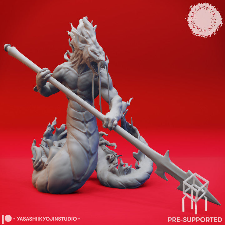 Flame Salamander - Attacking