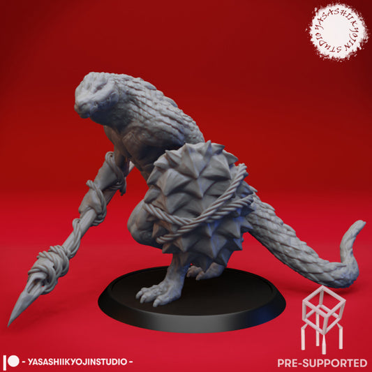 Lizardfolk with Shield