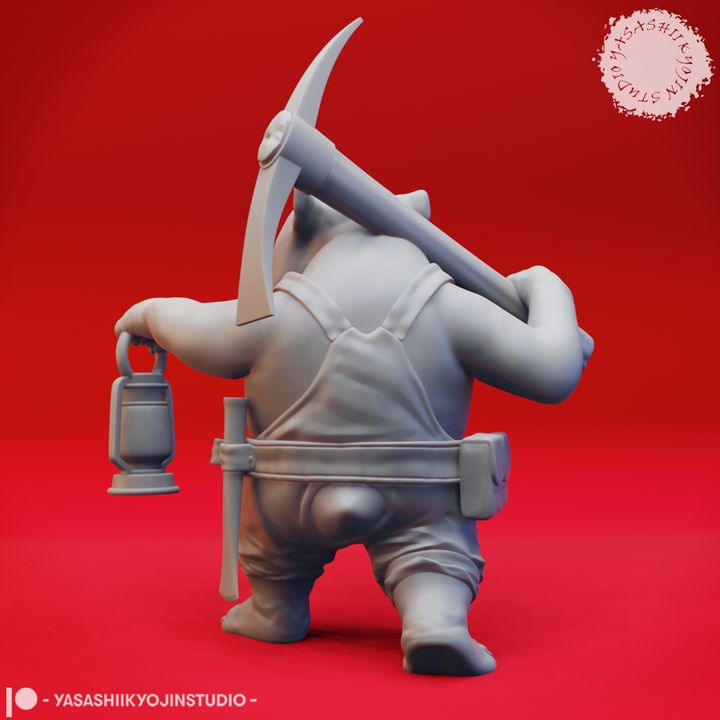 Wombat-folk Miner