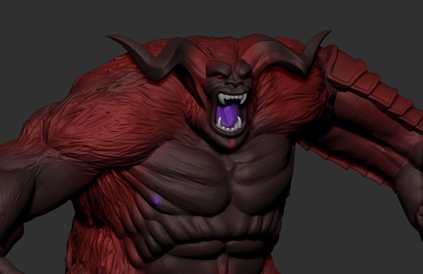 Agressive Demon Lord Angazhan