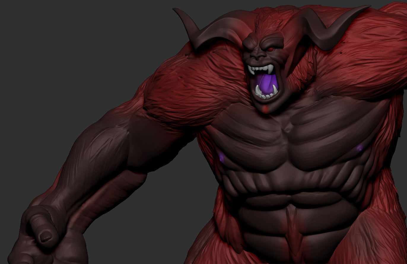 Agressive Demon Lord Angazhan