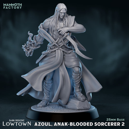 Azoul - Anak-Blooded Sorcerer Wizard Warlock