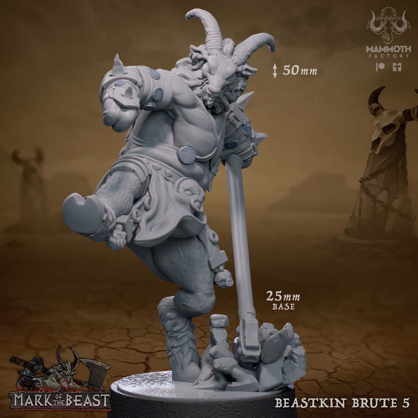 Beastkin Brute - Beastmen Goatmen Goatkin