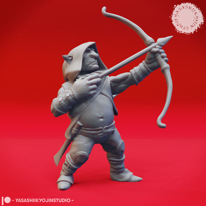 Deep Gnome (Svirfneblin) - Archer