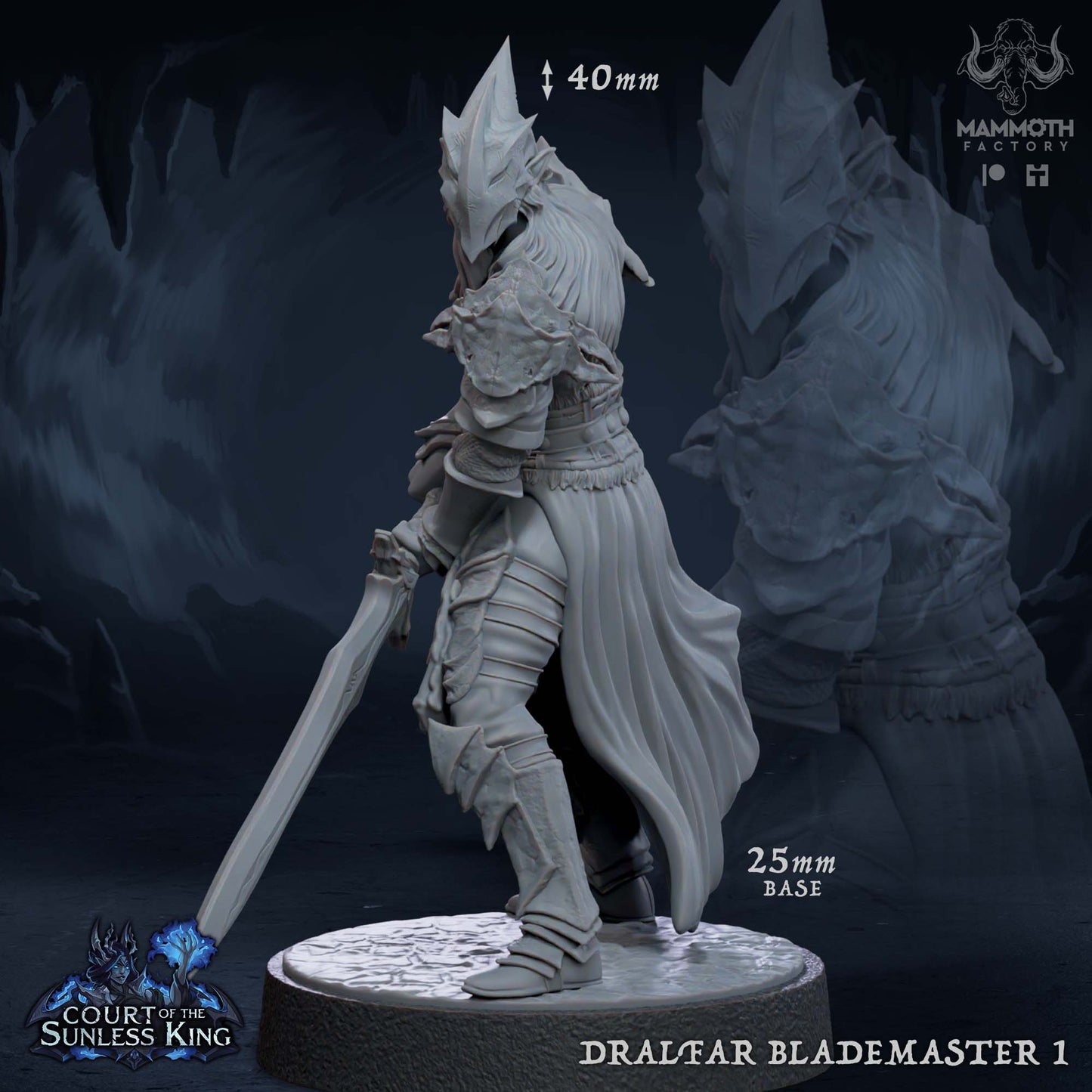 Dralfar Blademaster - Great Weapon Master Paladin Knight Warband