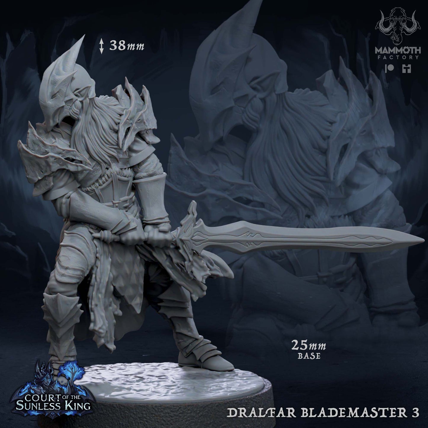 Dralfar Blademaster - Great Weapon Master Paladin Knight Warband