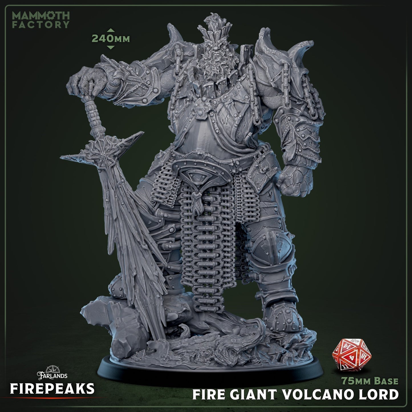 Fire Giant Volcano Lord - 2 versions