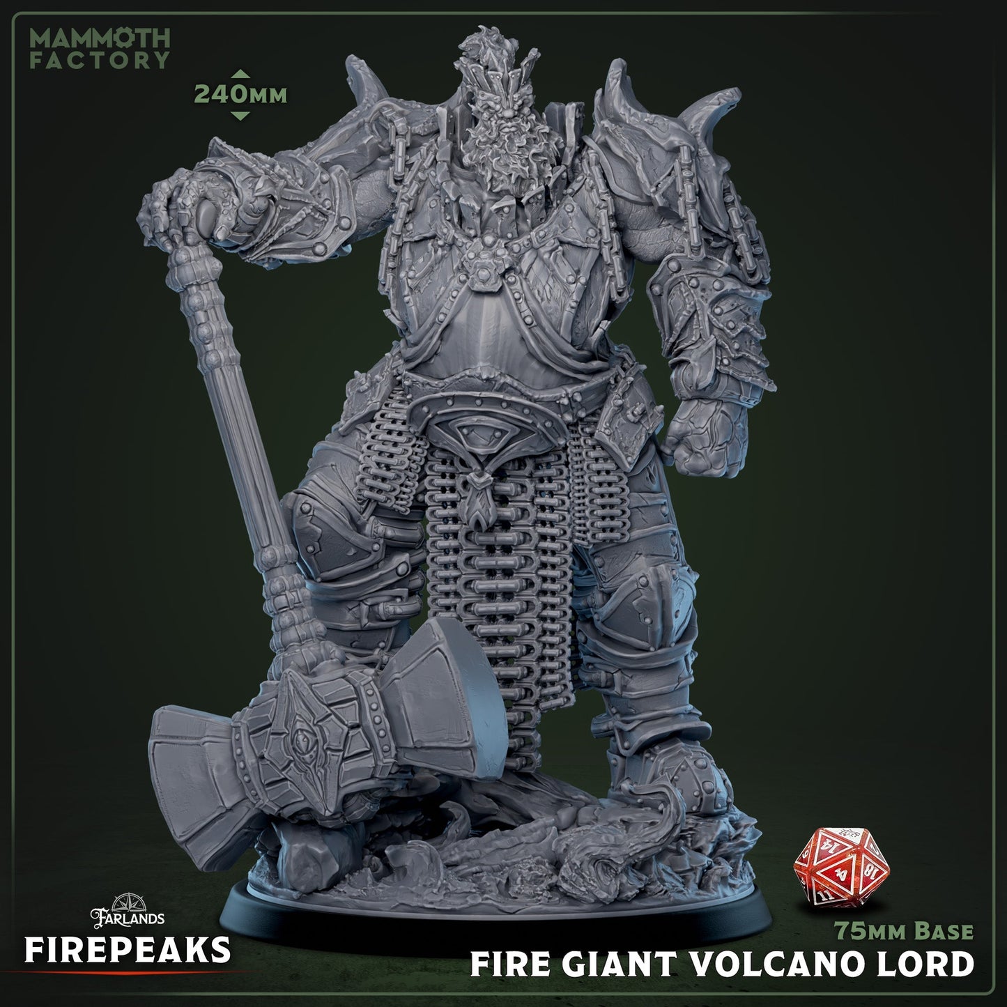 Fire Giant Volcano Lord - 2 versions