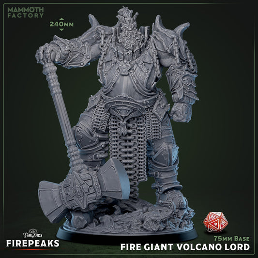 Fire Giant Volcano Lord - 2 versions
