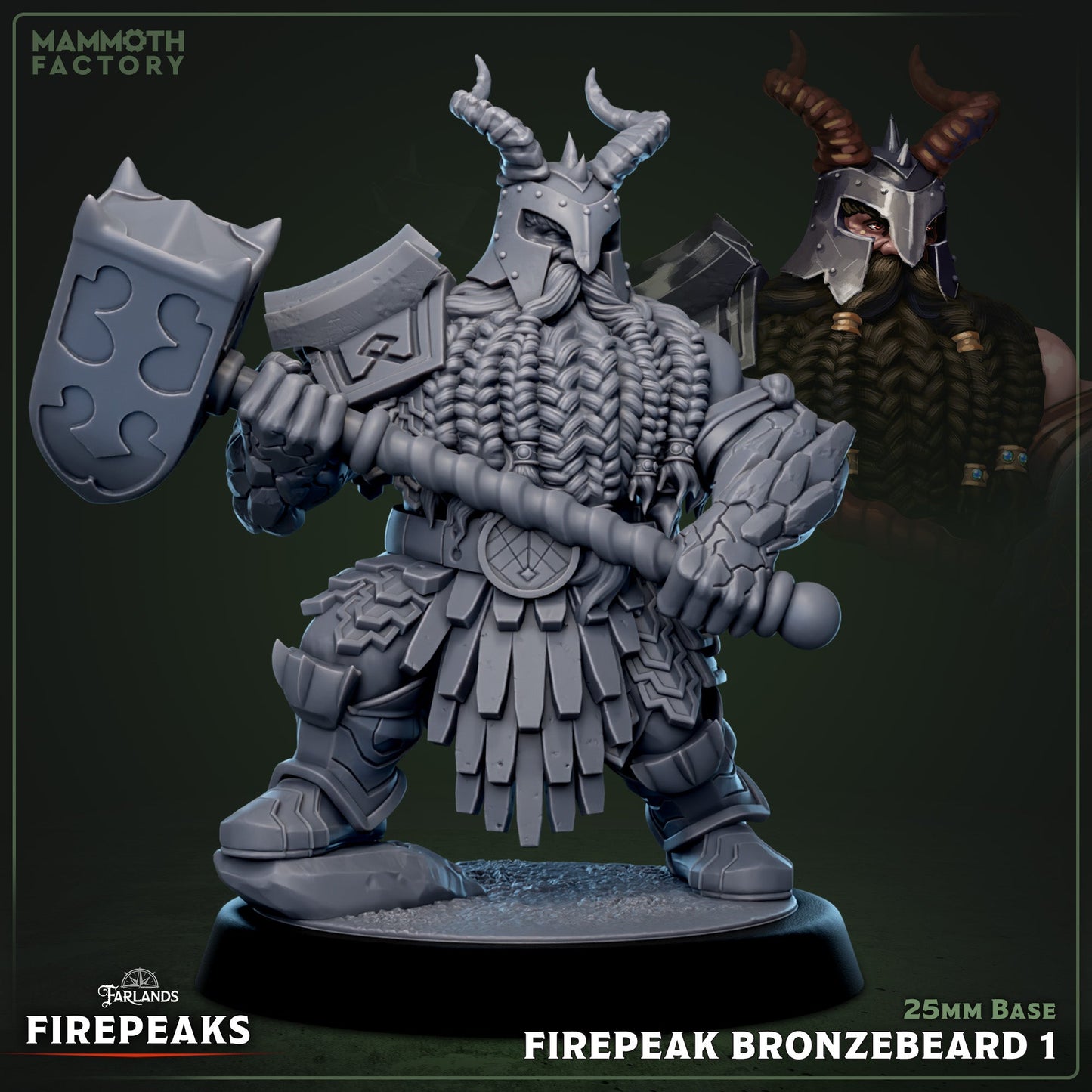 Firepeak Bronzebeard Dwarf