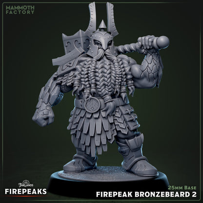 Firepeak Bronzebeard Dwarf