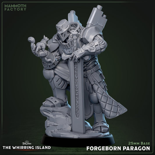 Forgeborn (Warforged) Paragon - Paladin Fighter