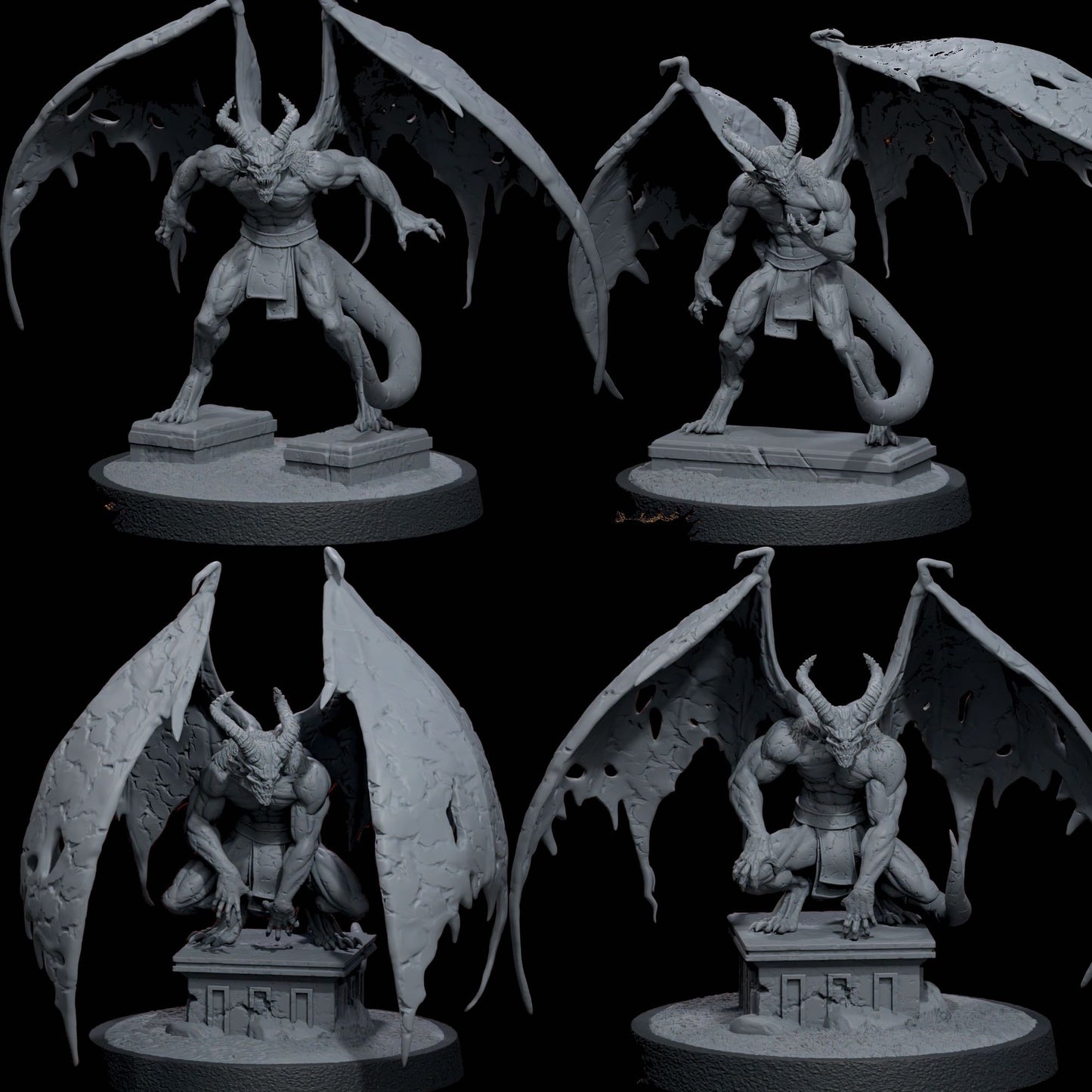Helltouched Gargoyles (Large)