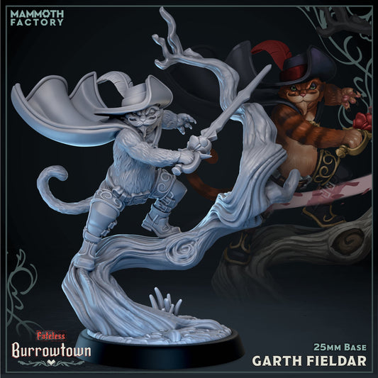 Garth Fieldar - Tabaxi / Catfolk / Catkin / Grimalkin Squashbuckler