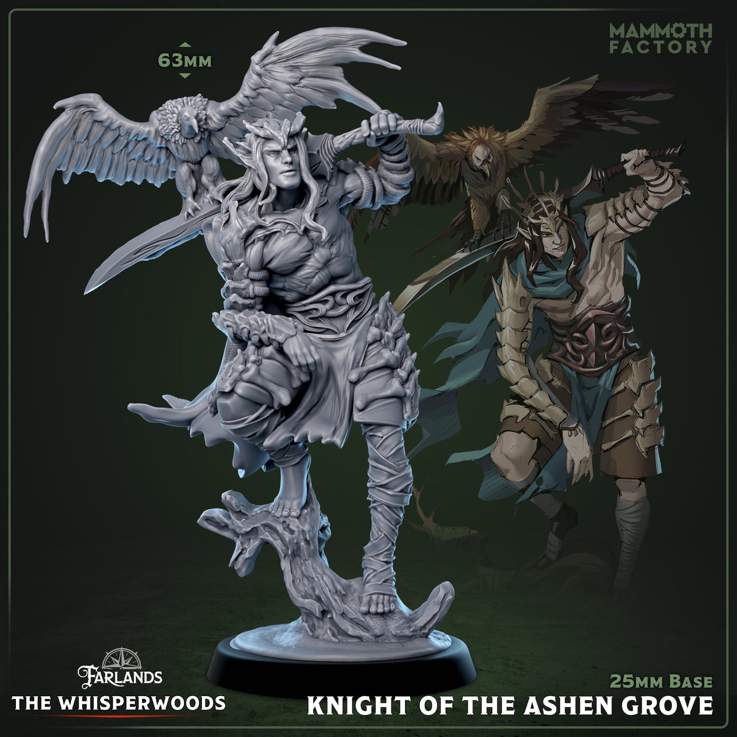 Knight of the Ashen Grove - Wood Elf Ranger