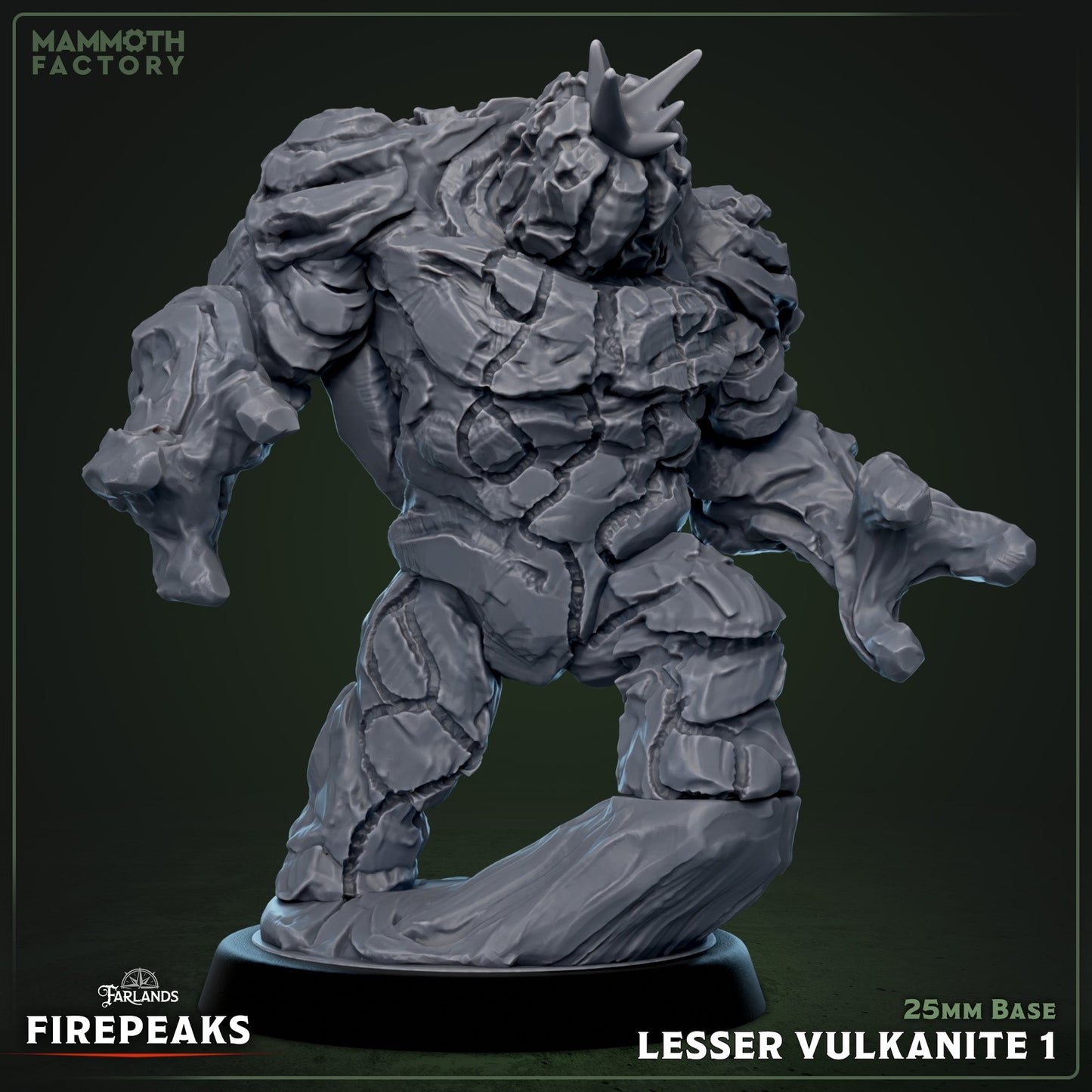 Lesser Vulcanite Fire Elemental - 2 versions