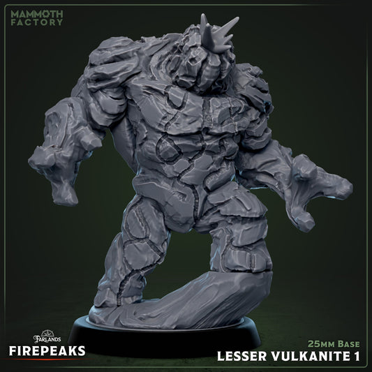 Lesser Vulcanite Fire Elemental - 2 versions