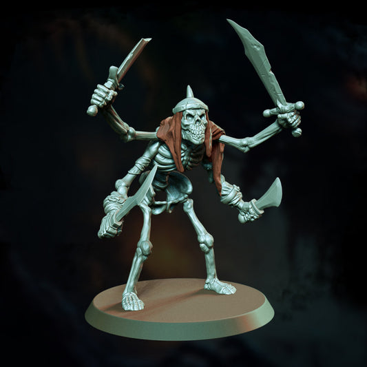 4 Armed skeleton