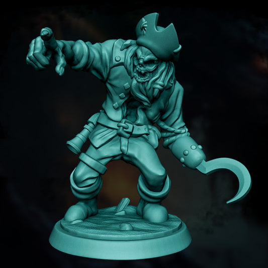 Undead Zombie Pirate Captain Crew