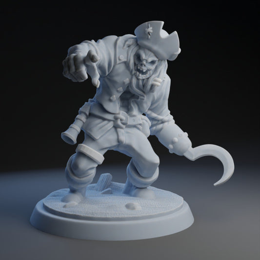 Undead Zombie Pirate Captain Crew