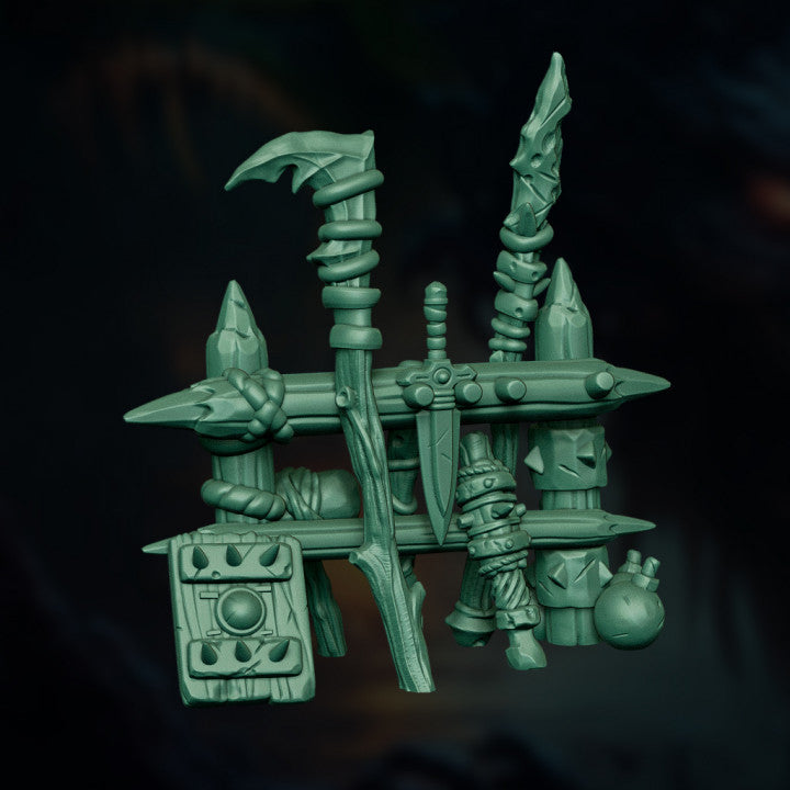 Weapon Rack Scatter Prop – Minis by Myconoid